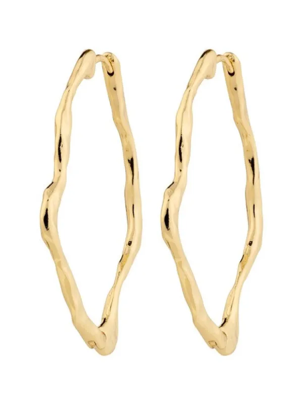 PILGRIM Dylan Organic Shaped Hoop Earrings sold by 27 Boutique