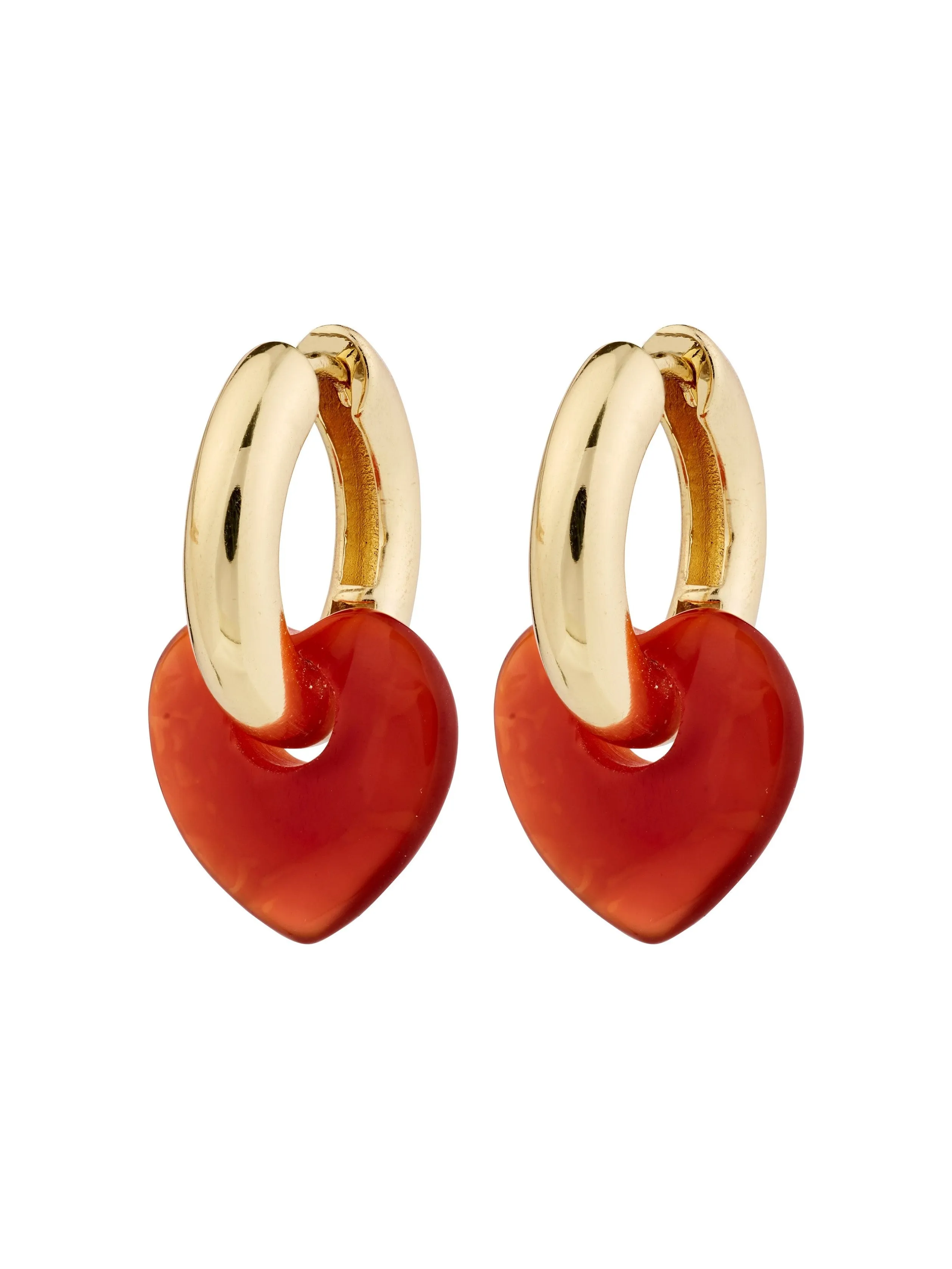 PILGRIM Kendall Stone Heart Hoop Earrings sold by 27 Boutique product image thumbnail 4