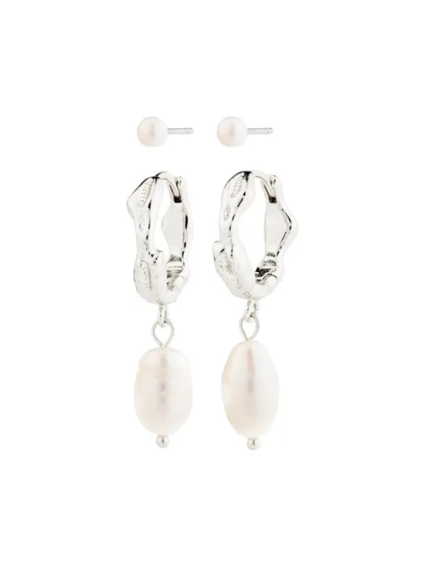 PILGRIM  Jonne 2-in-1 Pearl Earring Set sold by 27 Boutique