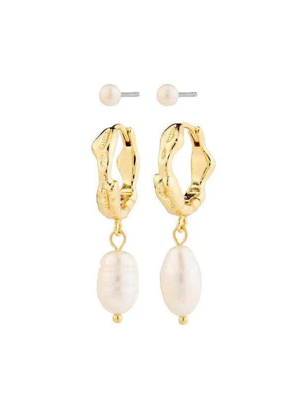 PILGRIM Jonne 2-in-1 Pearl Earring Set sold by 27 Boutique product image thumbnail 4