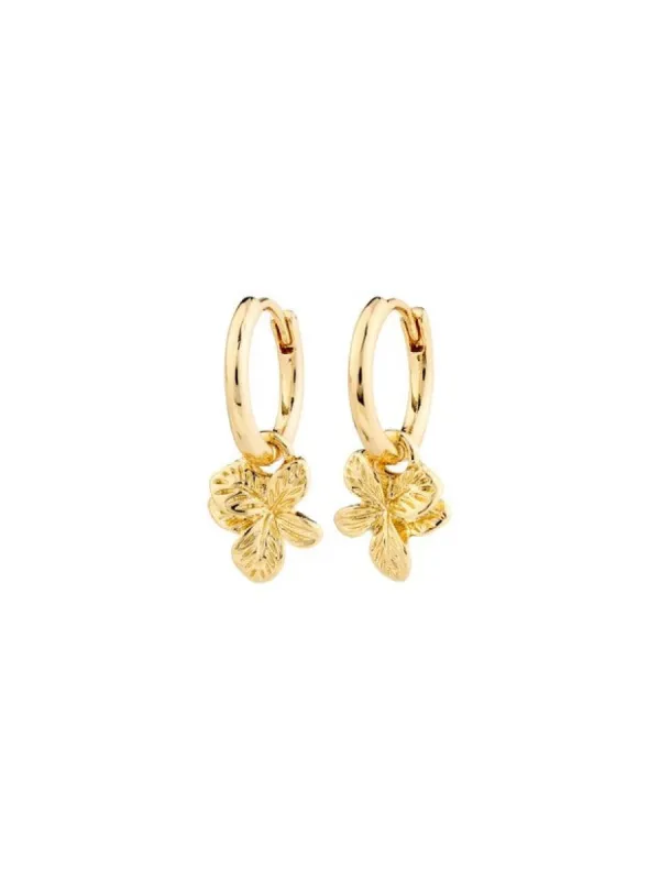 PILGRIM Charmaine Flower Hoop Earrings sold by 27 Boutique