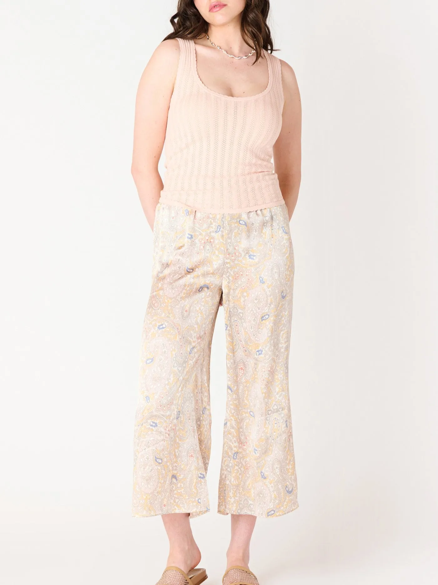 BLACK TAPE Paisley Wide Leg Culotte Pants sold by 27 Boutique product image thumbnail 3