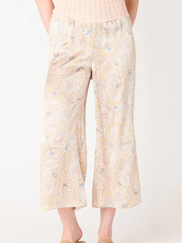 BLACK TAPE Paisley Wide Leg Culotte Pants made by Dex