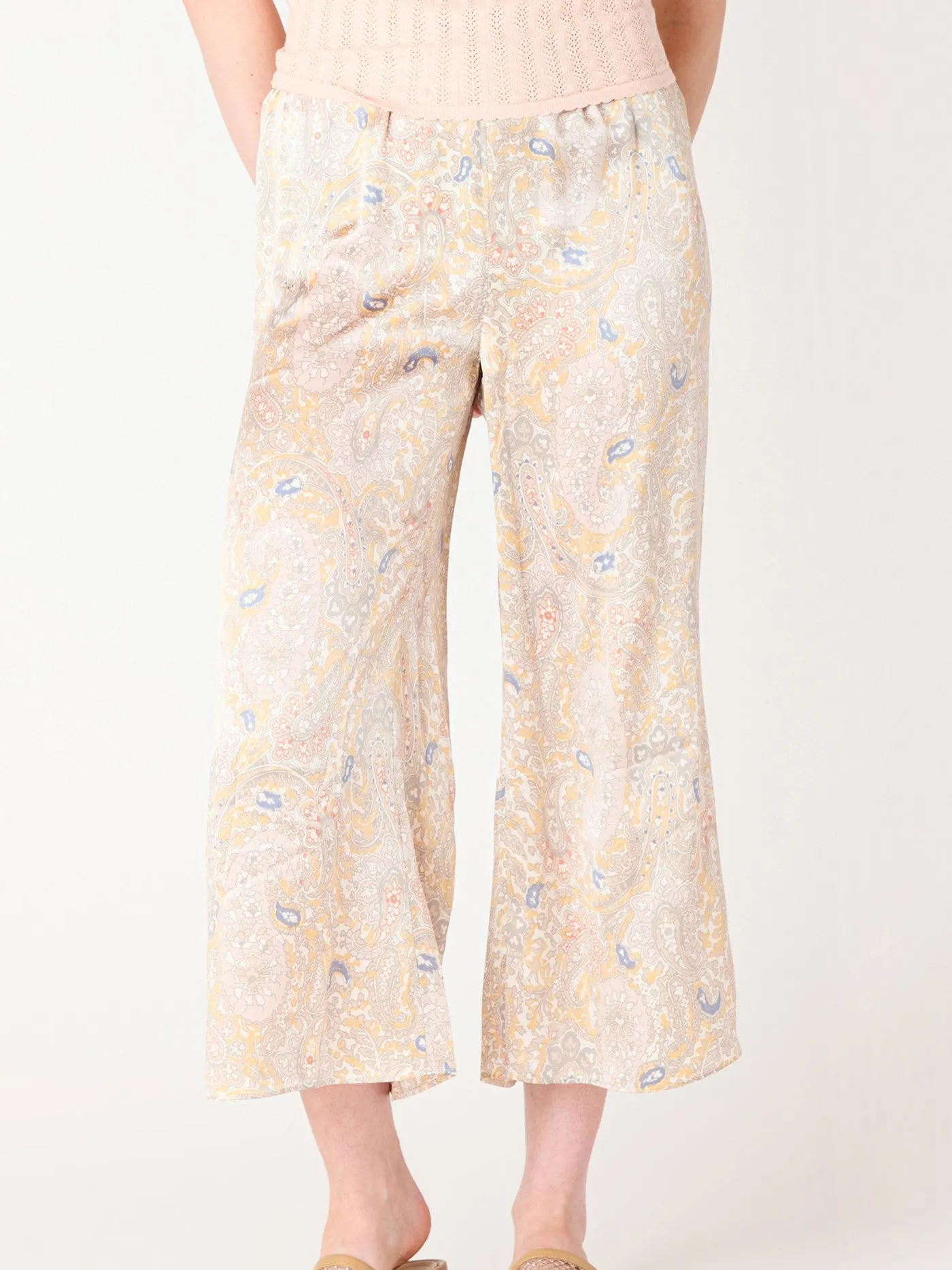 BLACK TAPE Paisley Wide Leg Culotte Pants sold by 27 Boutique