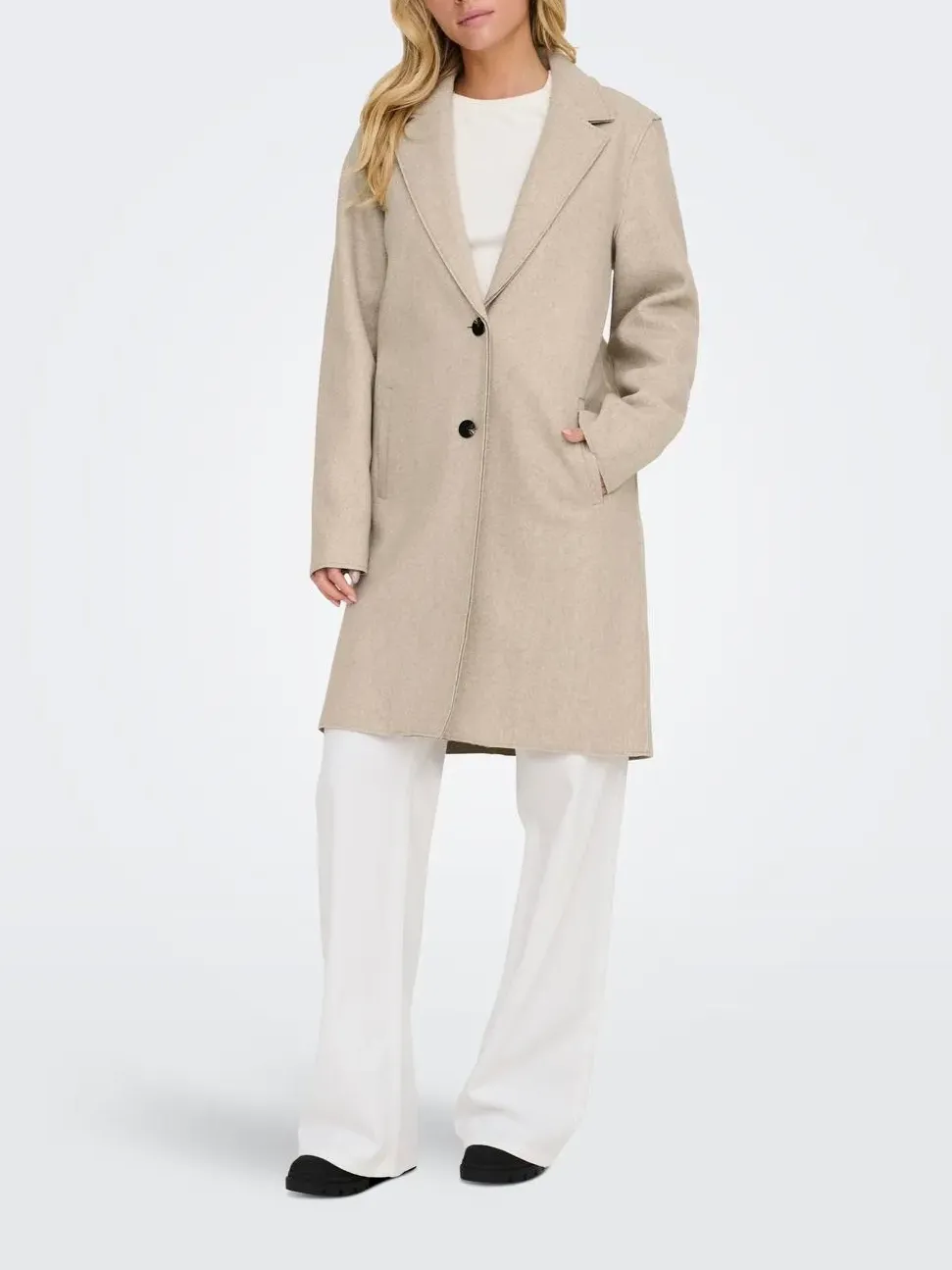 ONLY Carrie Single Breasted Long Coat sold by 27 Boutique