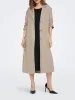 ONLY Long Line Belted Trench Coat sold by 27 Boutique
