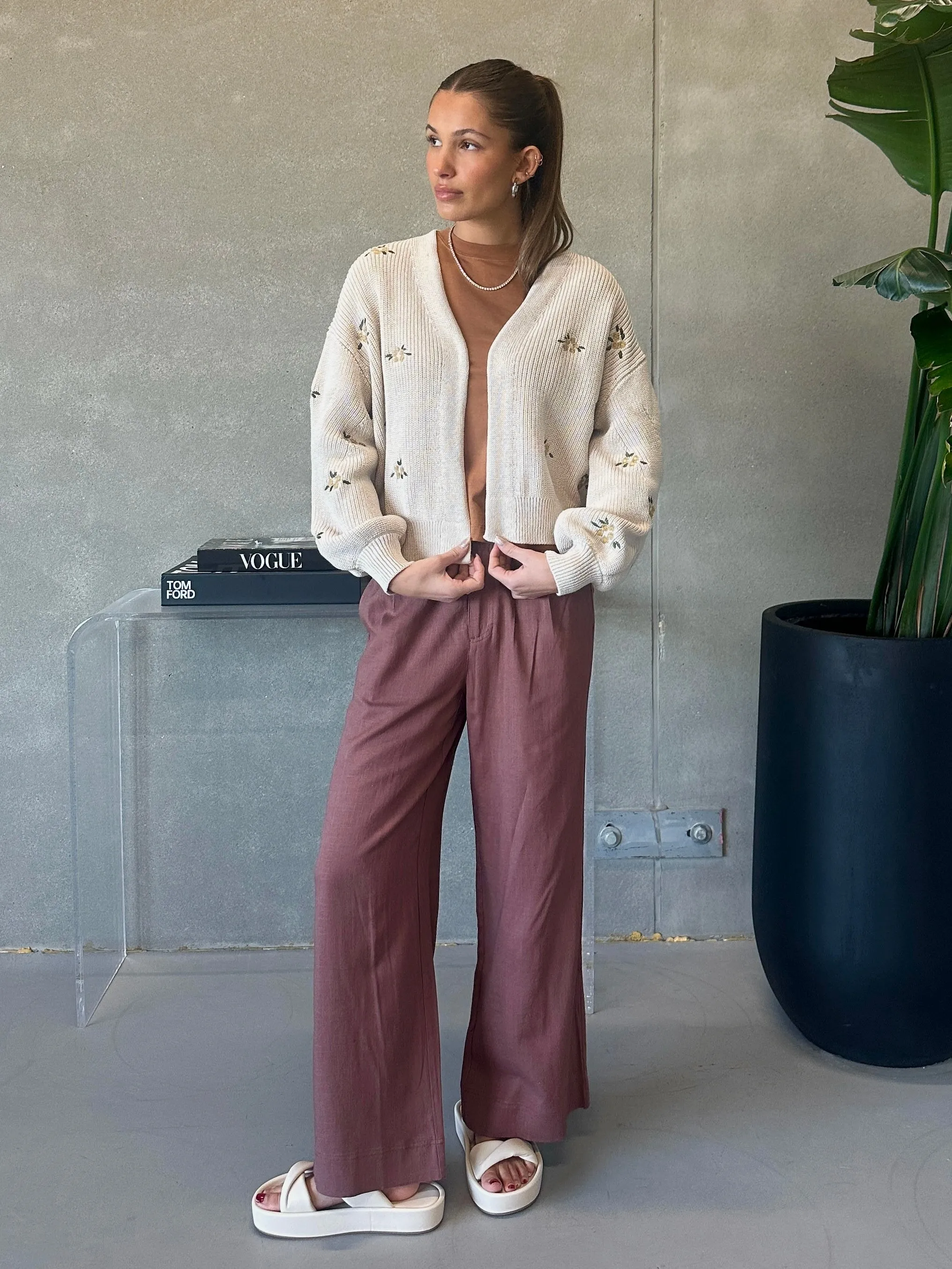 DEX Floral Embroidered Cardigan sold by 27 Boutique product image thumbnail 4