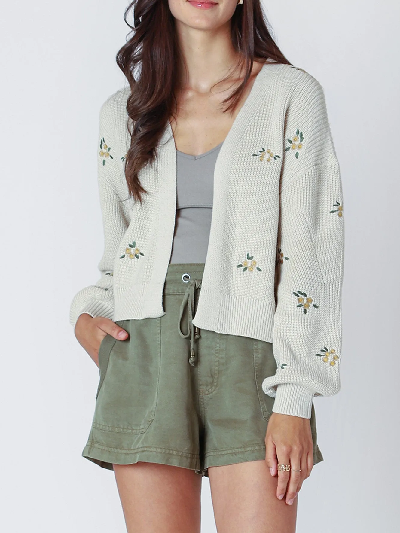 DEX Floral Embroidered Cardigan sold by 27 Boutique product image thumbnail 3