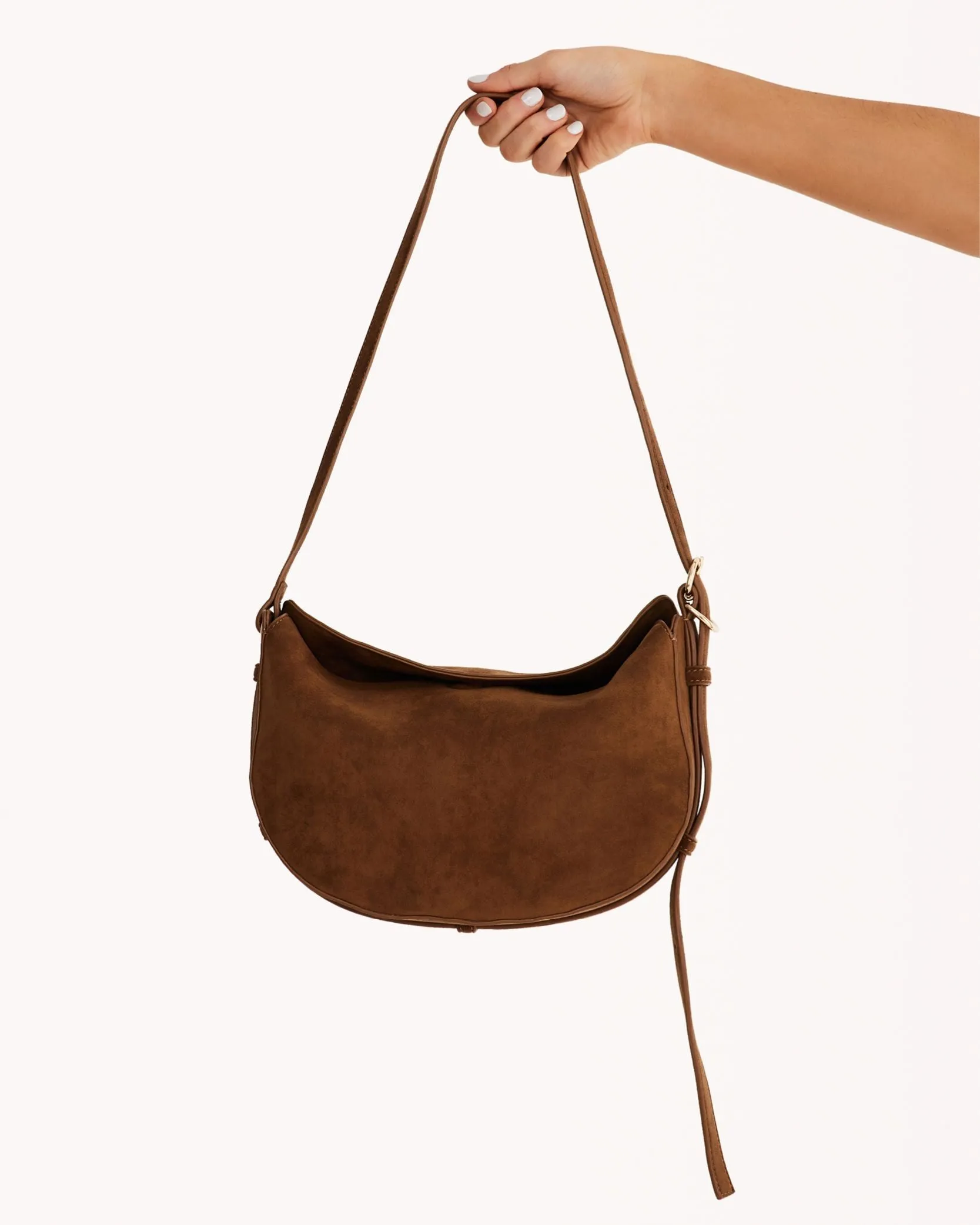 BILLINI Faux Suede Collins Crossbody Bag sold by 27 Boutique