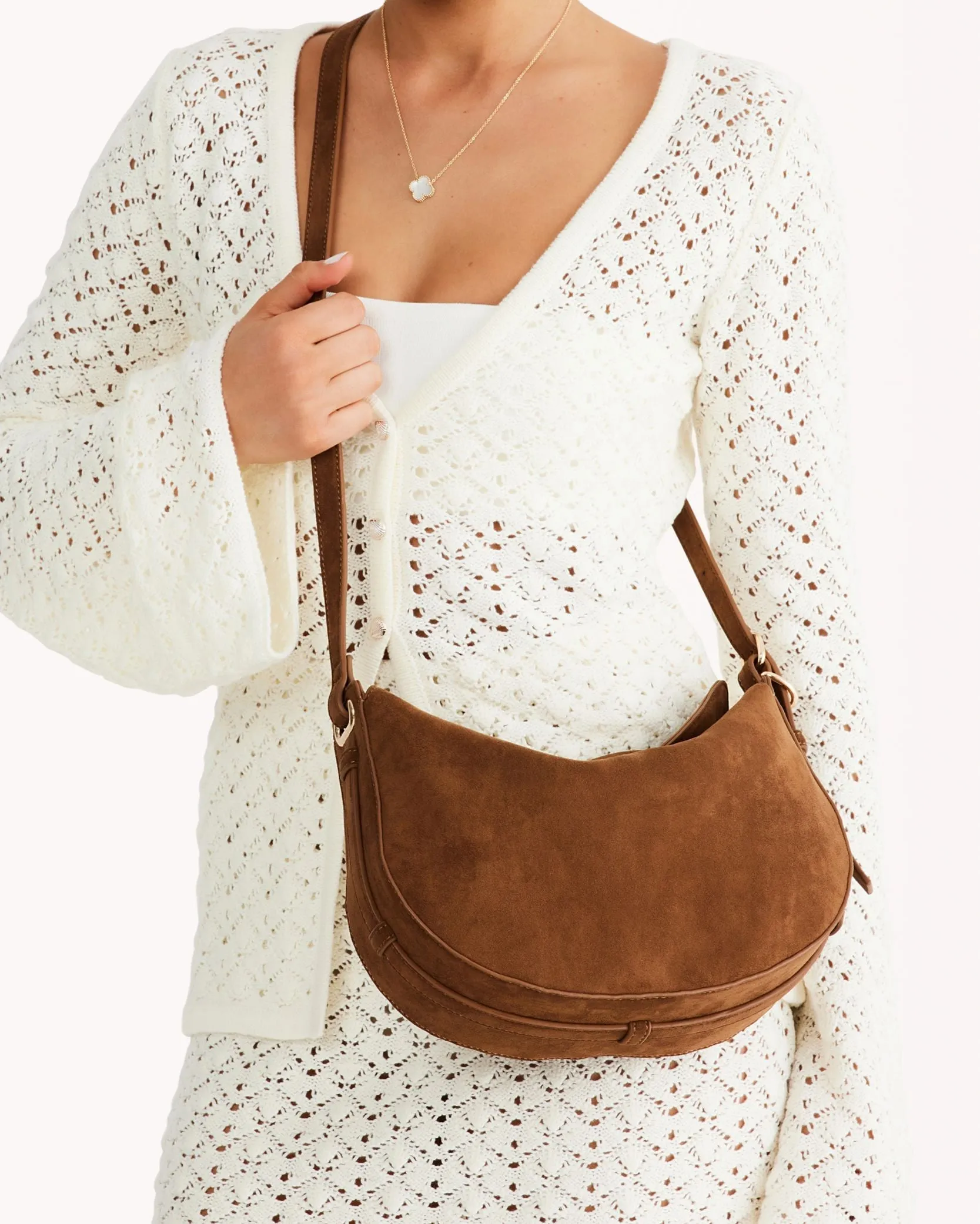 BILLINI Faux Suede Collins Crossbody Bag sold by 27 Boutique product image thumbnail 2