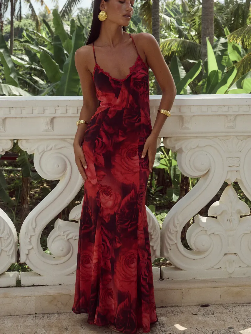 RUNAWAY THE LABEL Aminah Maxi Dress - Giovana Print sold by 27 Boutique