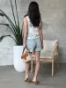DEX Button Front Crochet Vest sold by 27 Boutique