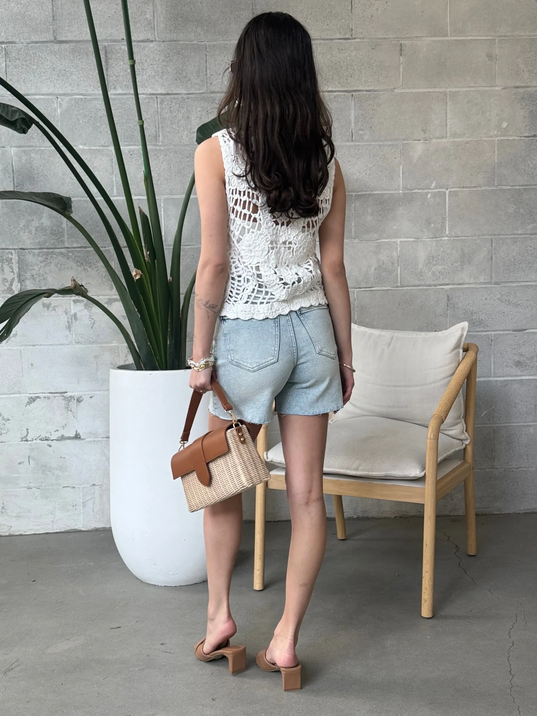 DEX Button Front Crochet Vest sold by 27 Boutique product image thumbnail 2