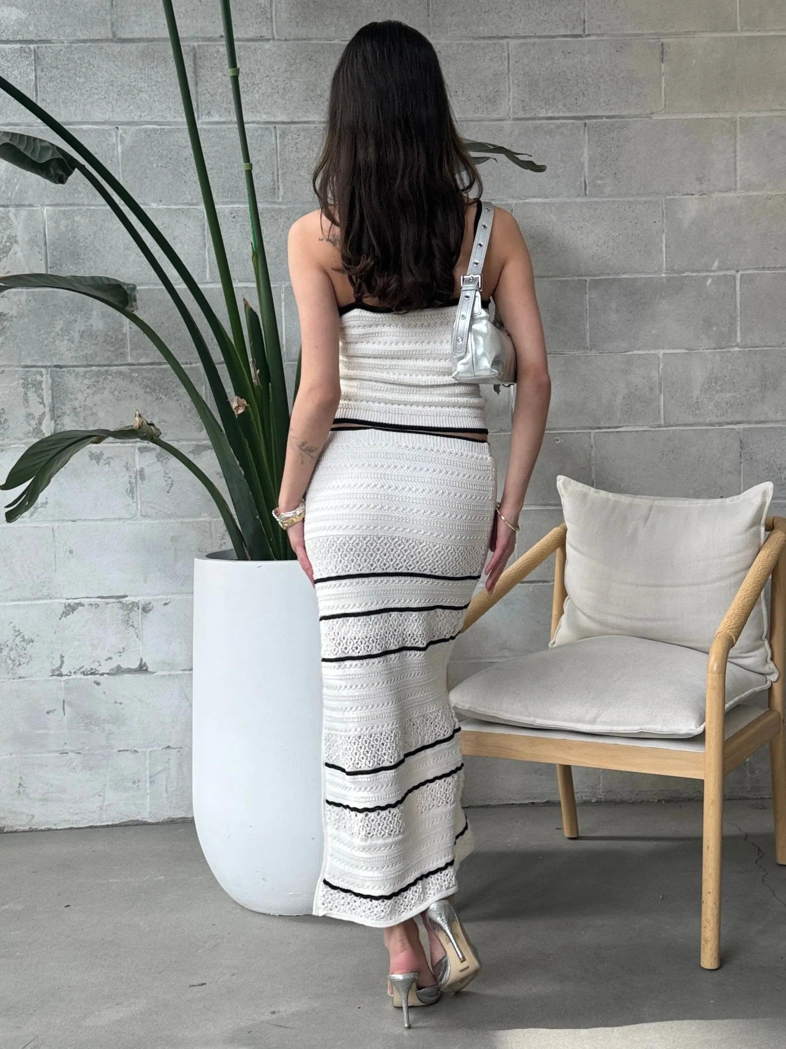 DEX Crochet V-Neck Tank Top and Maxi Skirt Set sold by 27 Boutique product image thumbnail 2