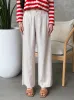 DEX Wide Leg Linen Button Front Pleated Pant sold by 27 Boutique
