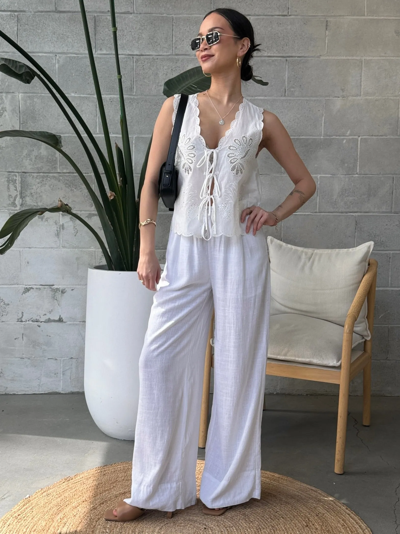 BLACK TAPE Wide Cuff Palazzo Pants sold by 27 Boutique product image thumbnail 2