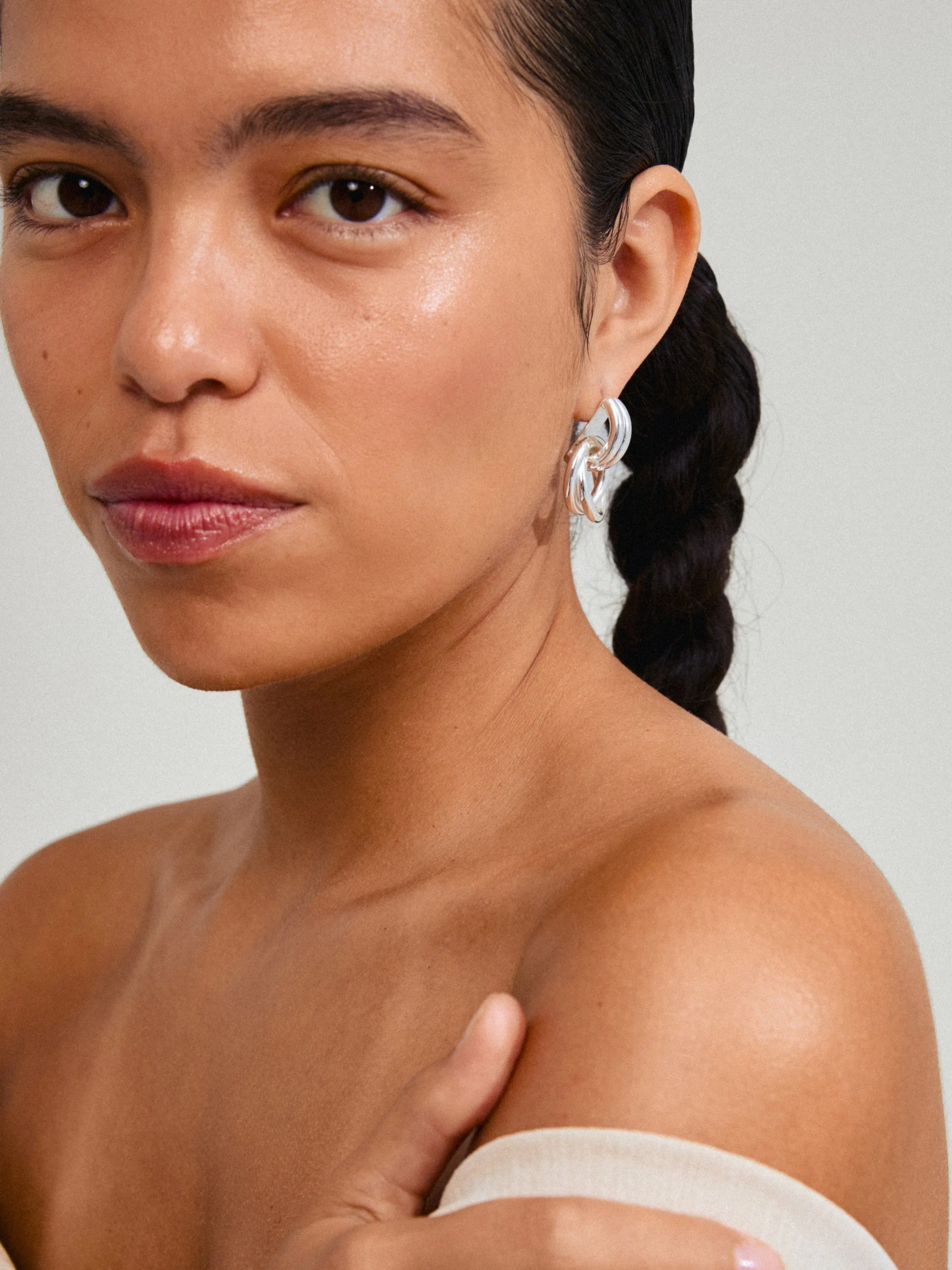 PILGRIM Agni Double Hoop Earrings sold by 27 Boutique product image thumbnail 2