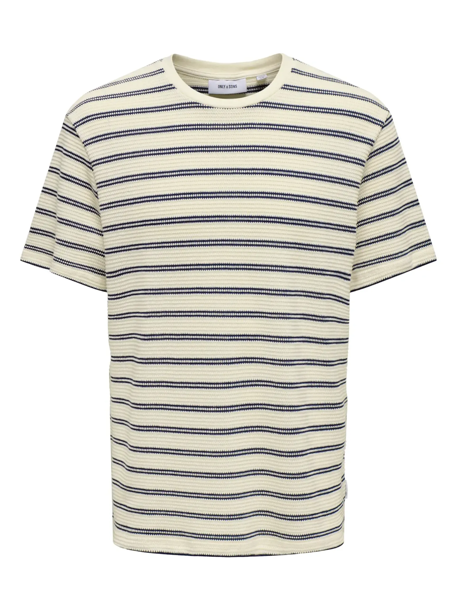 ONLY + SONS Men's/Unisex Ian Textured Striped Tee sold by 27 Boutique product image thumbnail 3