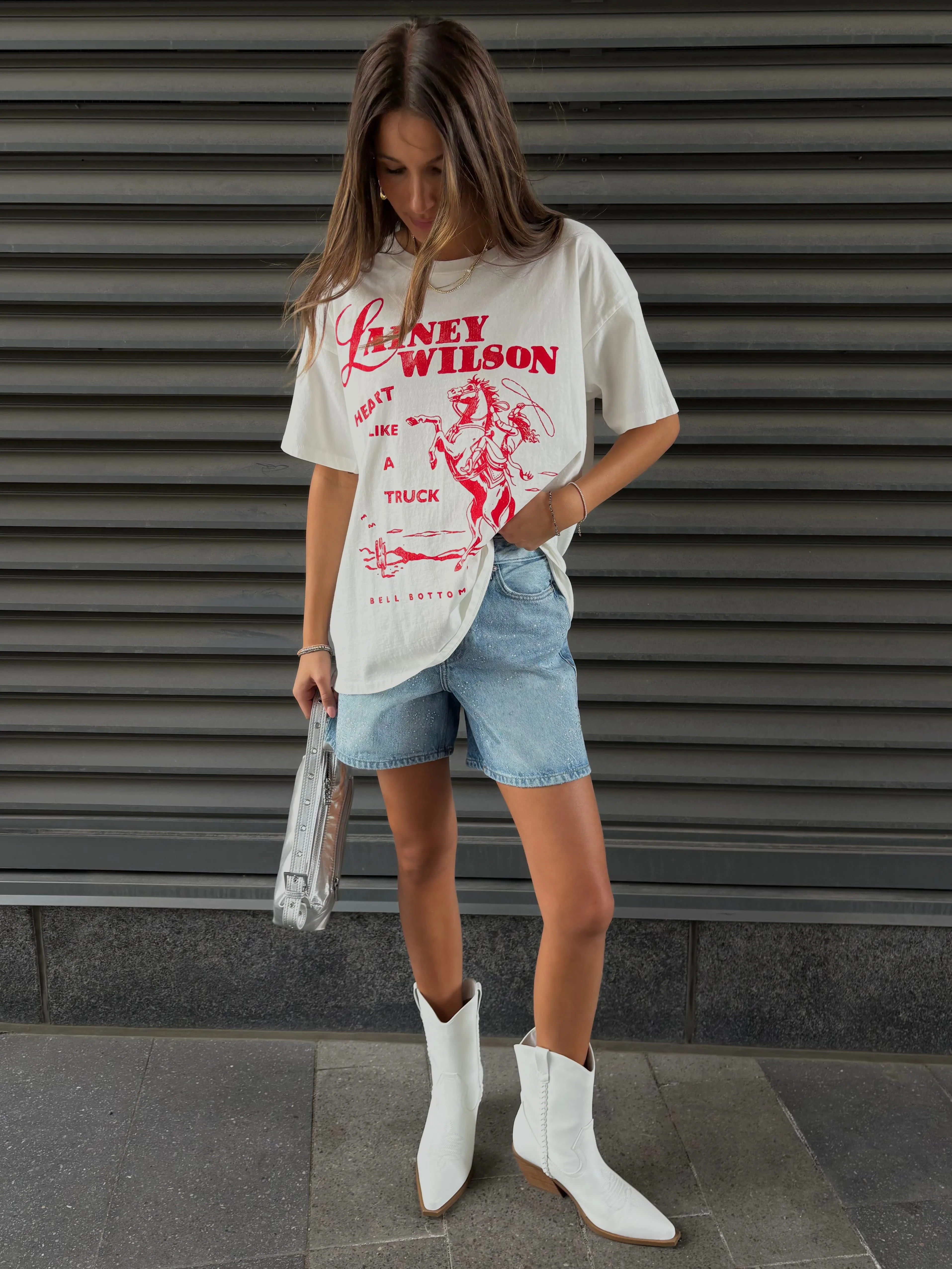 DAYDREAMER Lainey Wilson Bell Bottom Country Merch Tee sold by 27 Boutique product image thumbnail 2