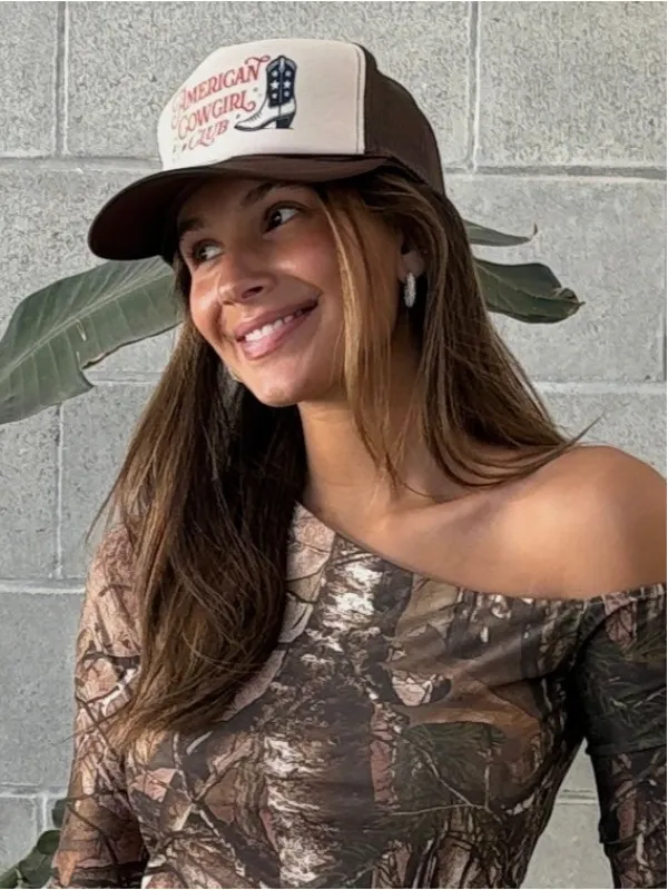27 American Cowgirl Club Trucker Hat sold by 27 Boutique