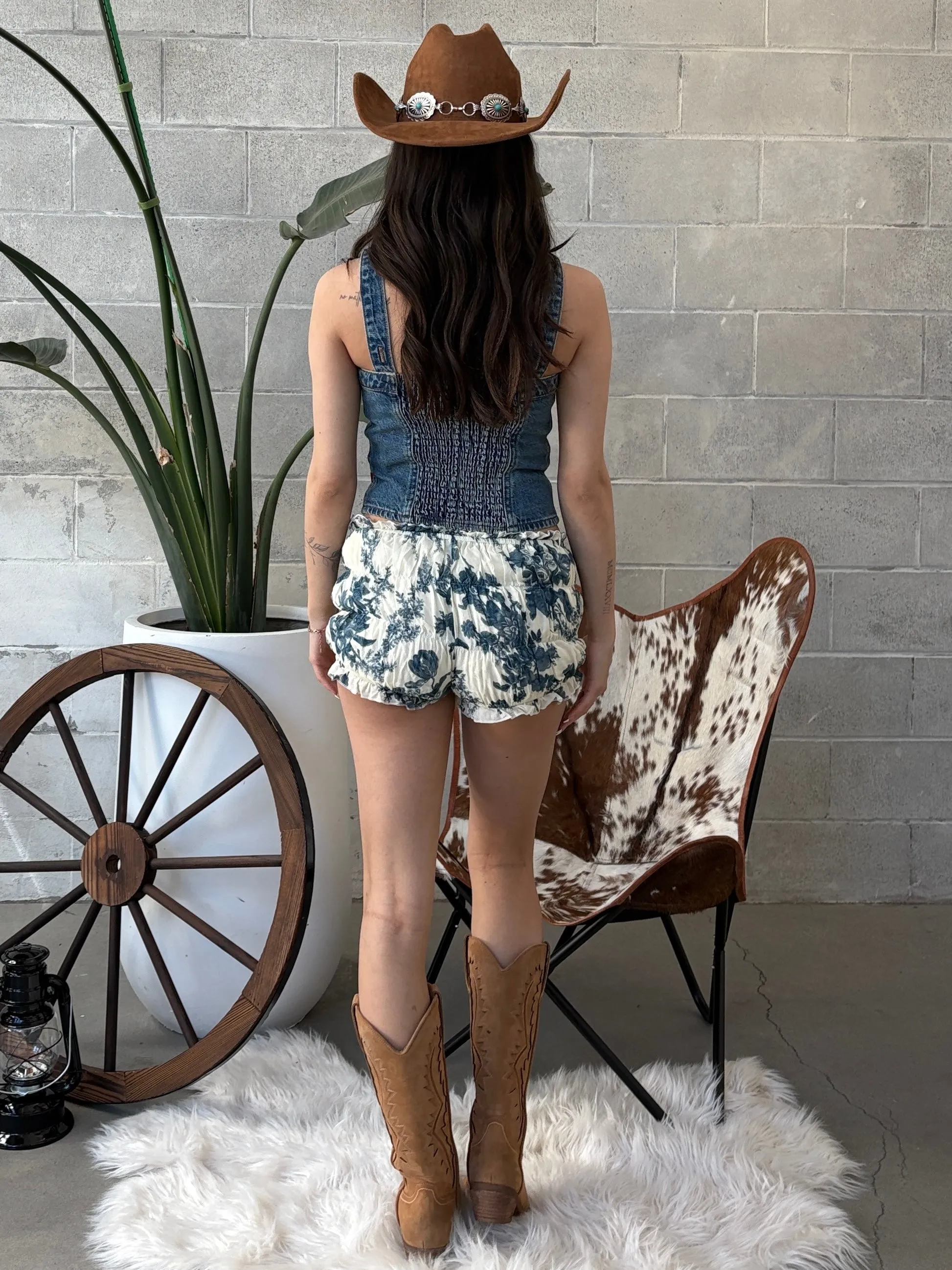 27 Floral Ruffle Bloomer Short sold by 27 Boutique product image thumbnail 2