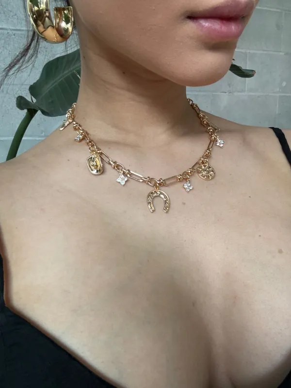 27 Western Charm Chain Necklace sold by 27 Boutique
