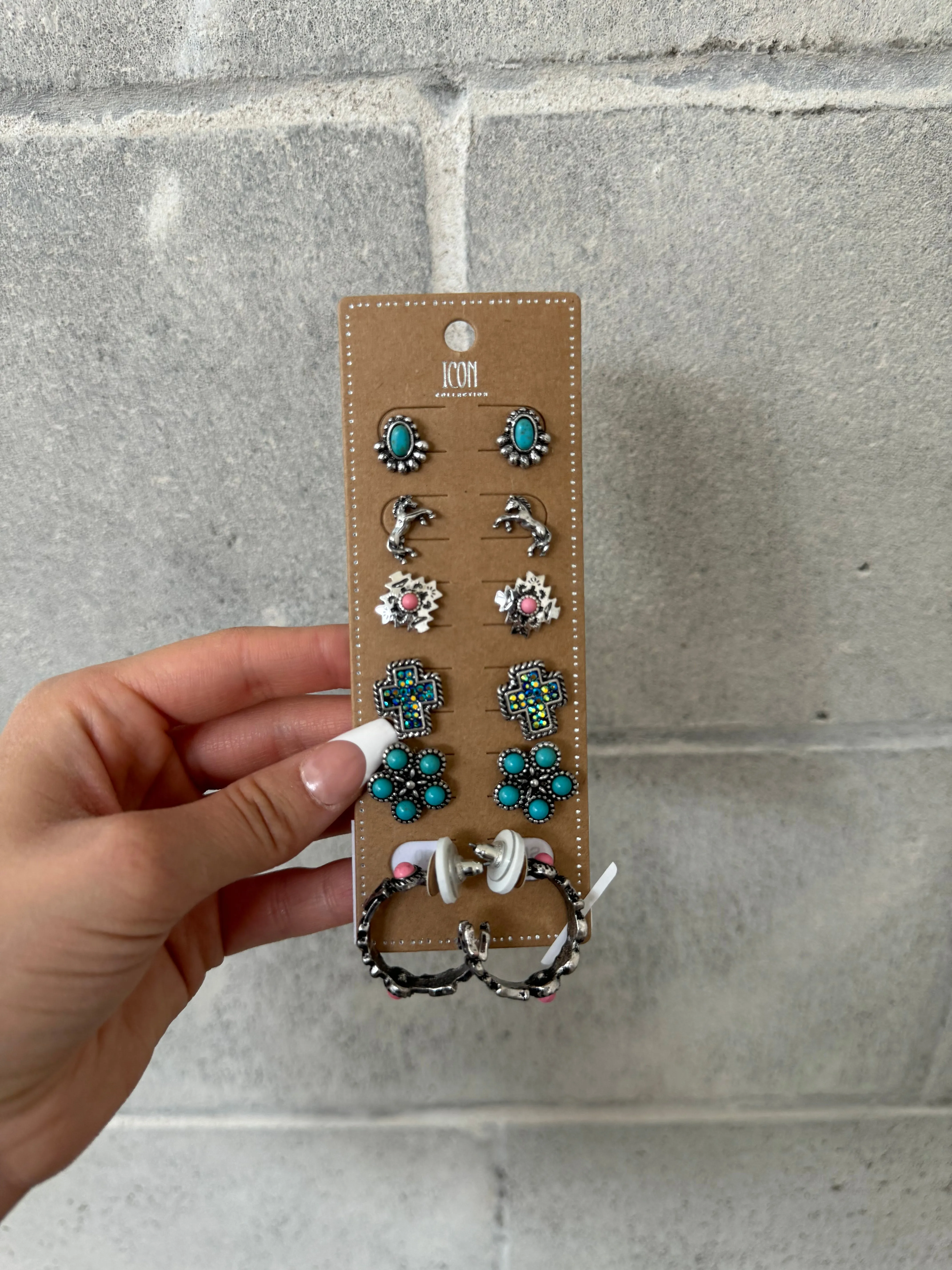 27 Western 6 Piece Earring Set sold by 27 Boutique