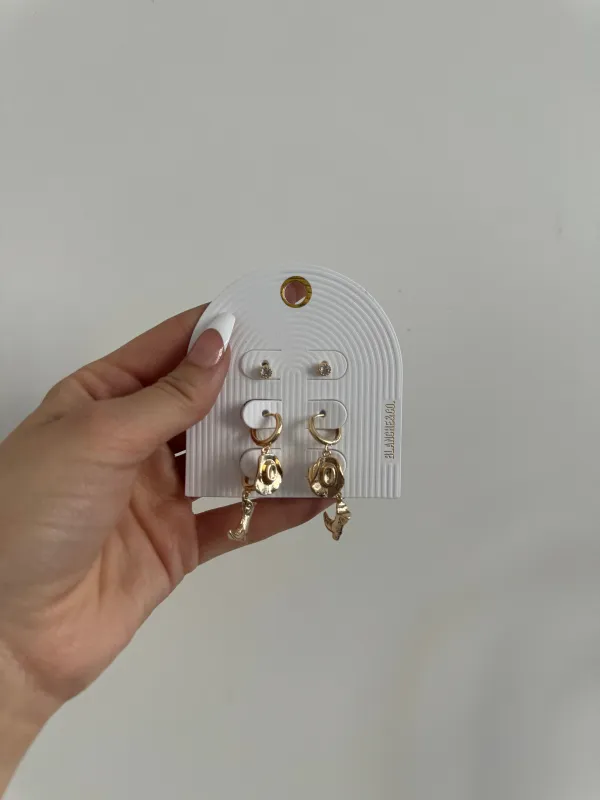 27 Western Charm 3 Piece Earring Set sold by 27 Boutique