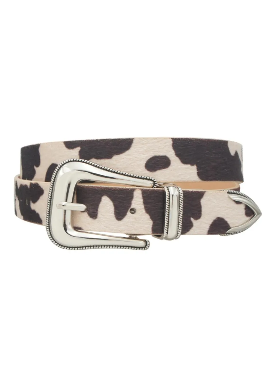 27 Faux Fur Cow Print Western Belt sold by 27 Boutique product image thumbnail 2