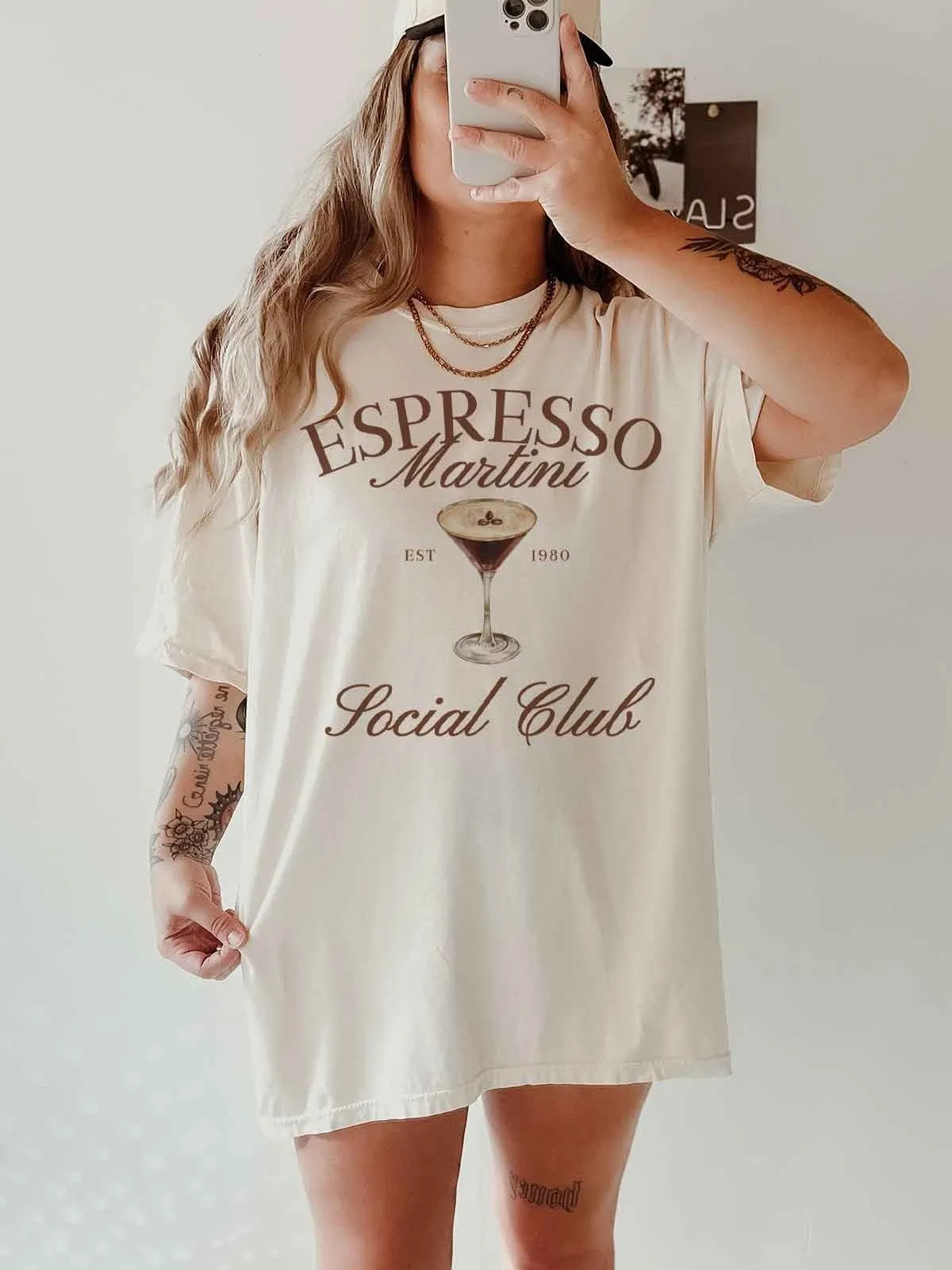 27 Espresso Martini Social Club Graphic Tee sold by 27 Boutique