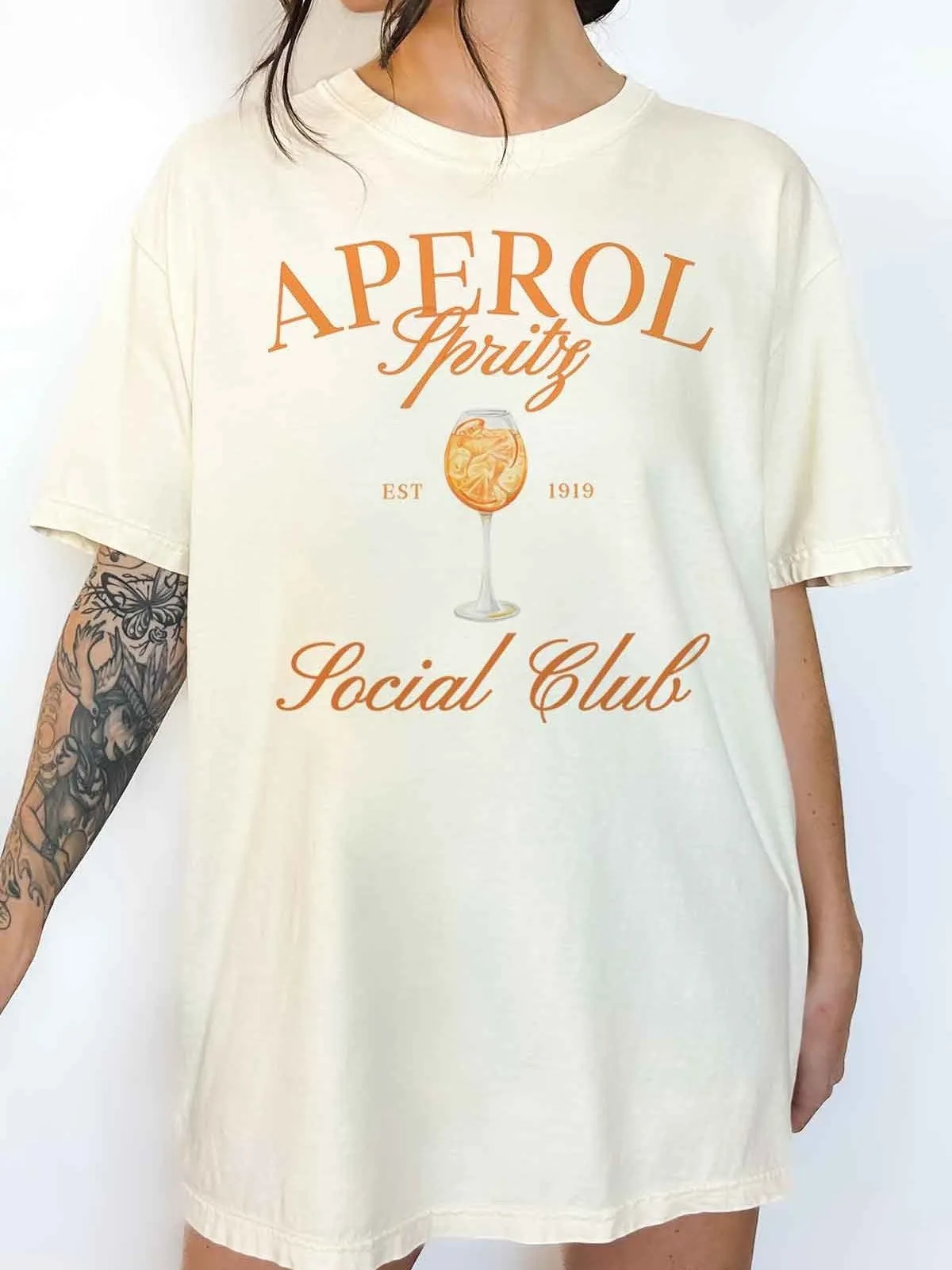 27 Aperol Spritz Social Club Graphic Tee sold by 27 Boutique product image thumbnail 2
