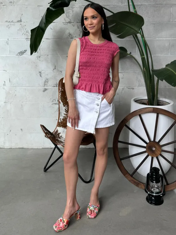 FREE PEOPLE Sylvie Tee sold by 27 Boutique