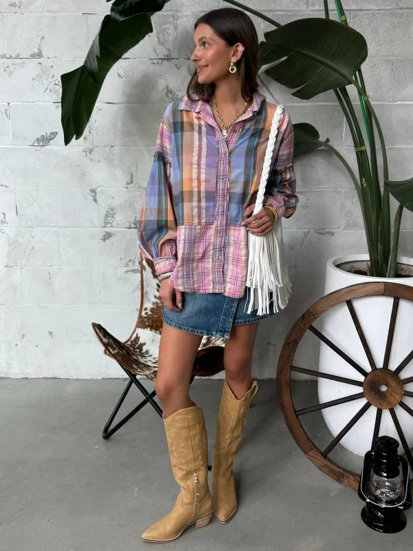 FREE PEOPLE Madras Dreams Top sold by 27 Boutique