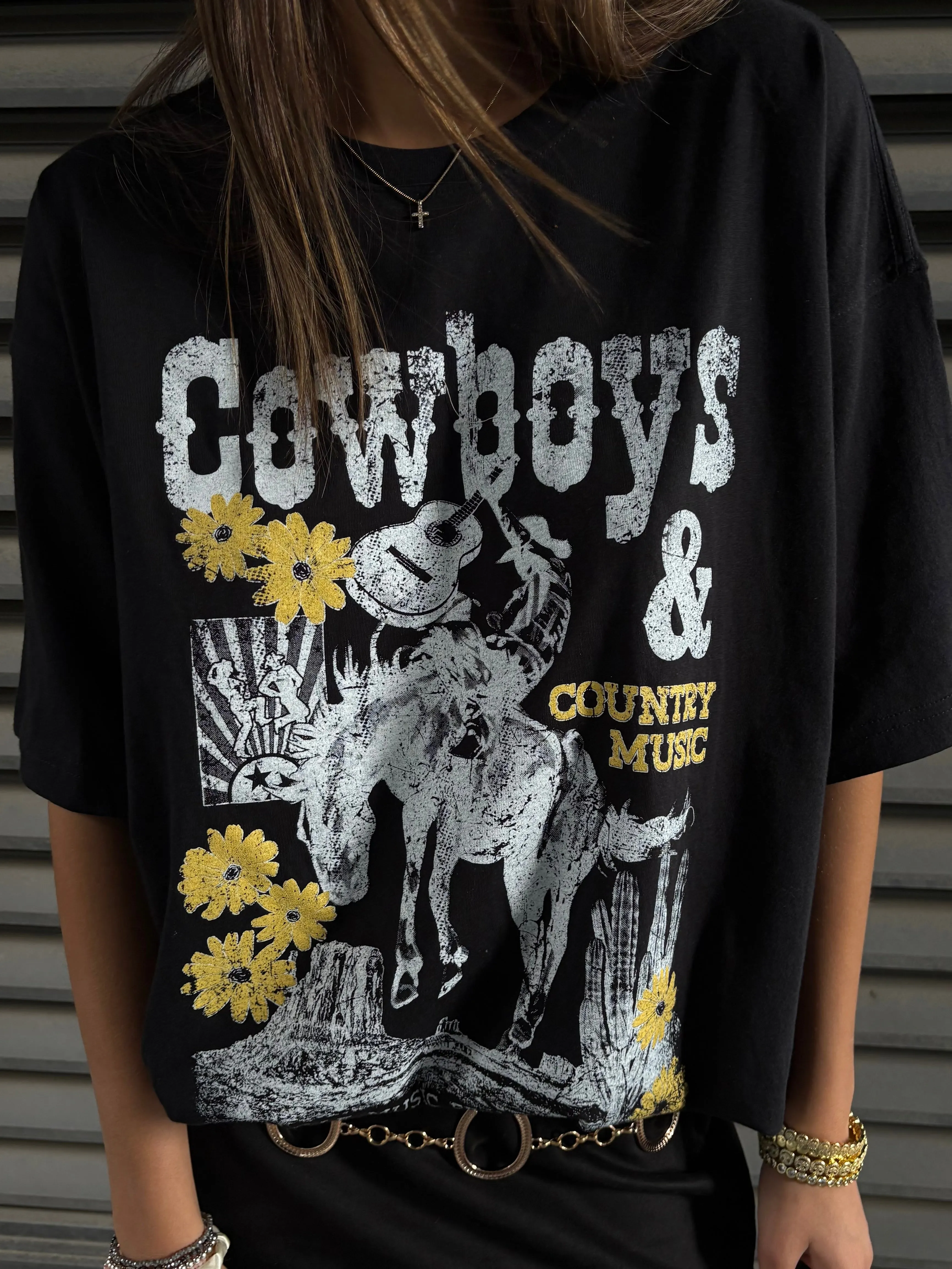 27 Cowboys & Country Music Graphic Tee sold by 27 Boutique