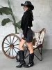 27 Faux Suede Cropped Fringe Jacket sold by 27 Boutique