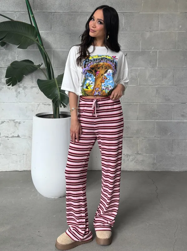 PIECES Toni High Waisted Ribbed Knit Pant sold by 27 Boutique