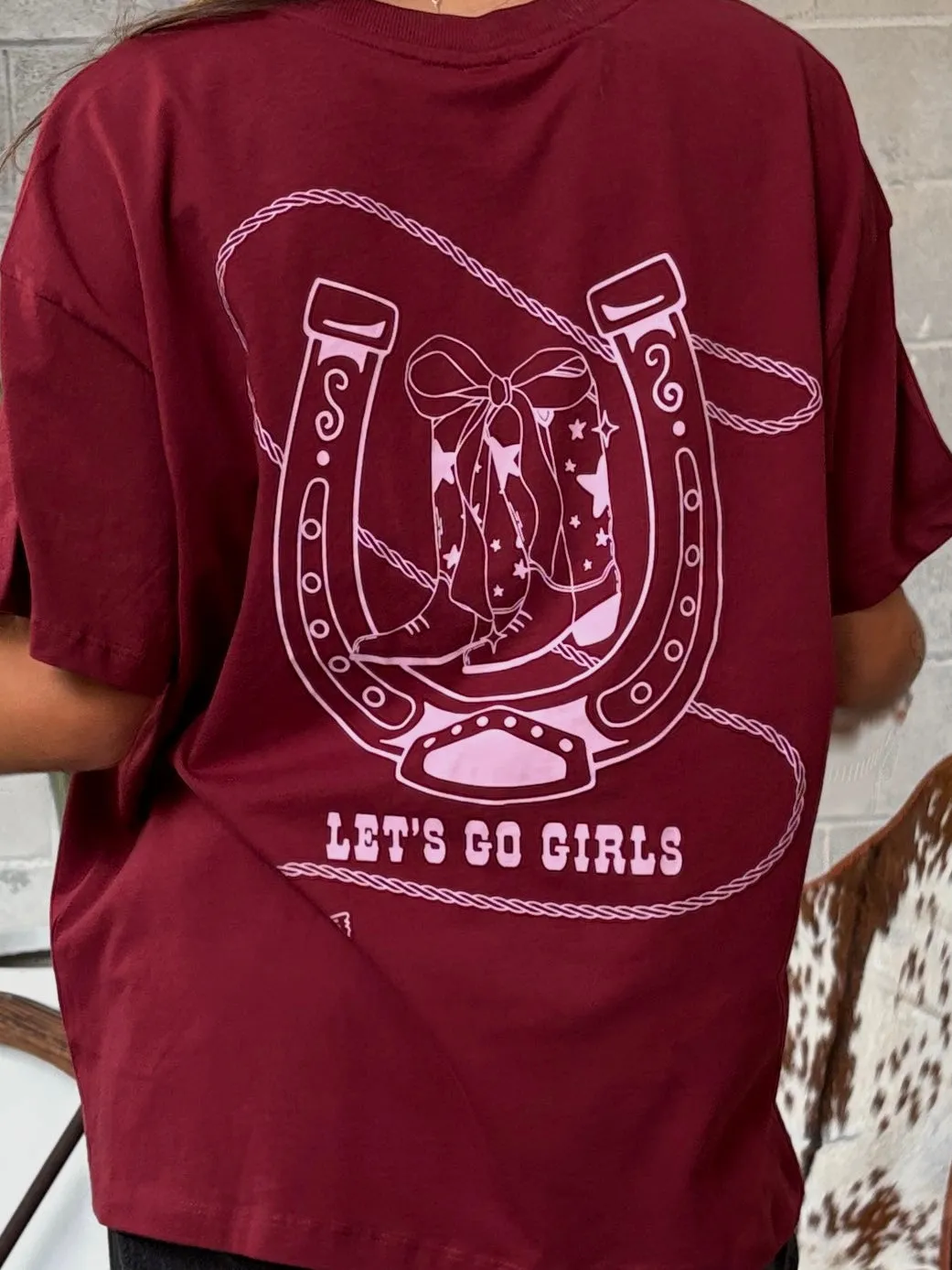 ONLY 'Let's Go Girls' Graphic Tee sold by 27 Boutique