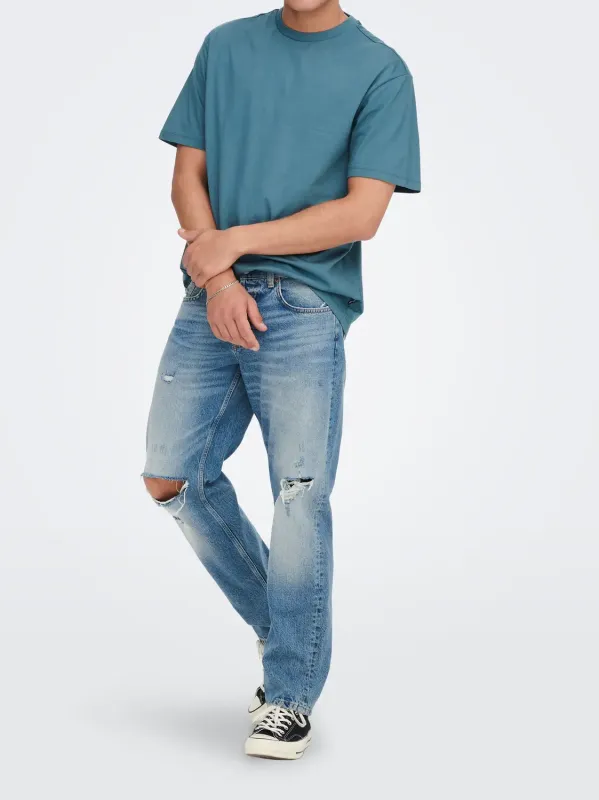 ONLY + SONS Men's Fred Life Short Sleeve Tee sold by 27 Boutique