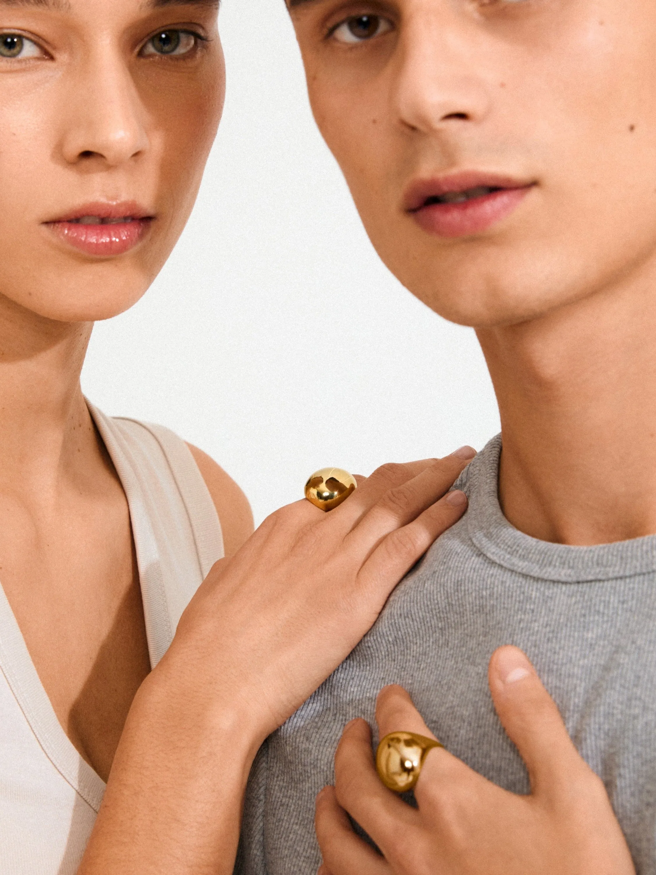 PILGRIM Jameson Chunky Dome Ring sold by 27 Boutique