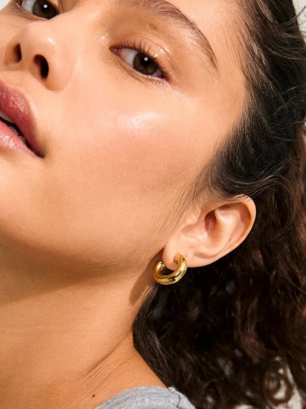 PILGRIM Phase Small Hoop Earrings sold by 27 Boutique product image thumbnail 4