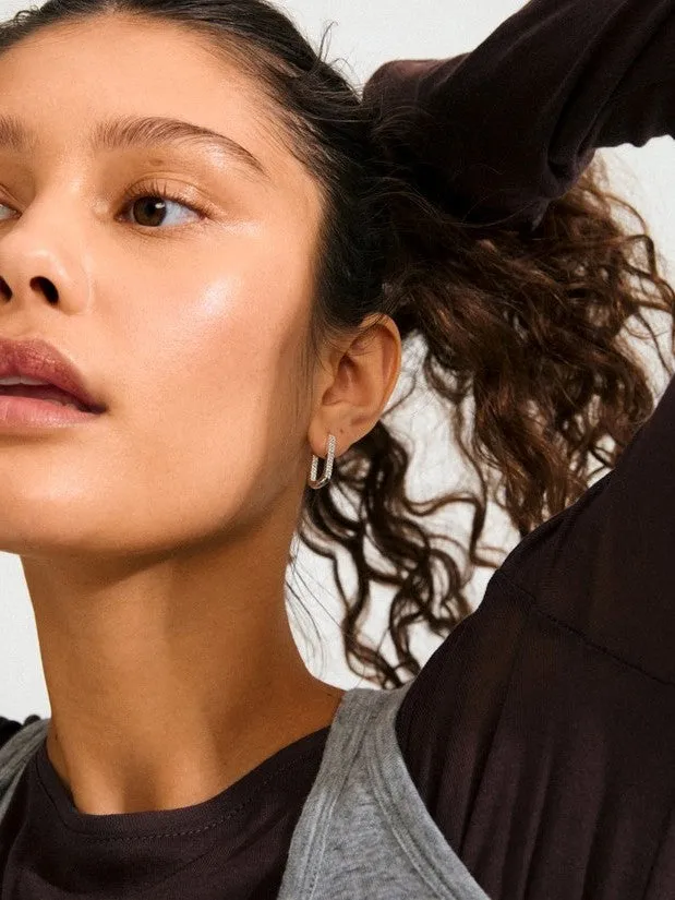 PILGRIM Phase Oval Hoop Earrings sold by 27 Boutique product image thumbnail 5