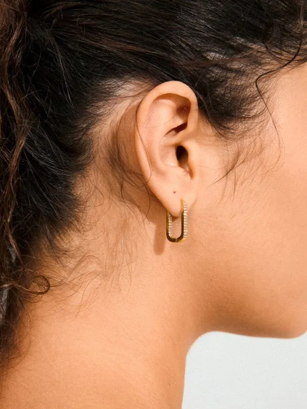 PILGRIM Phase Oval Hoop Earrings sold by 27 Boutique product image thumbnail 3