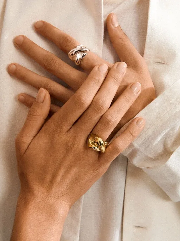 PILGRIM Unfold Twisted Ring sold by 27 Boutique product image thumbnail 3