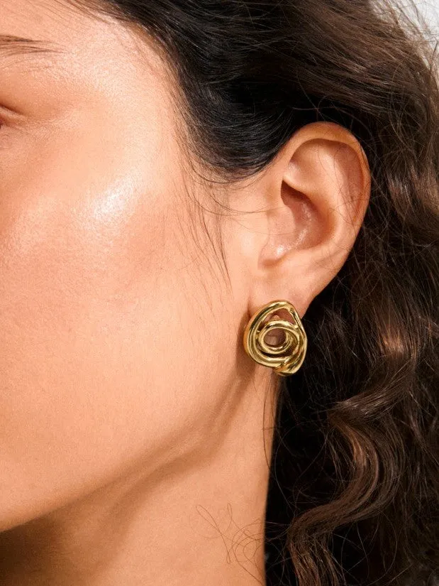 PILGRIM Unfold Spiral Earrings sold by 27 Boutique product image thumbnail 4
