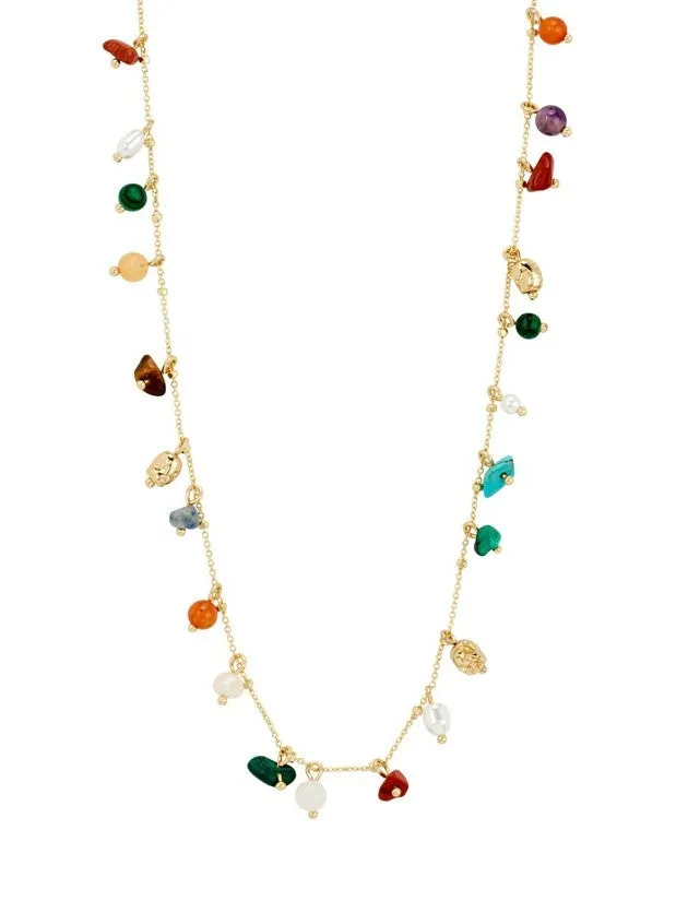 PILGRIM Between Stone Charm Necklace sold by 27 Boutique