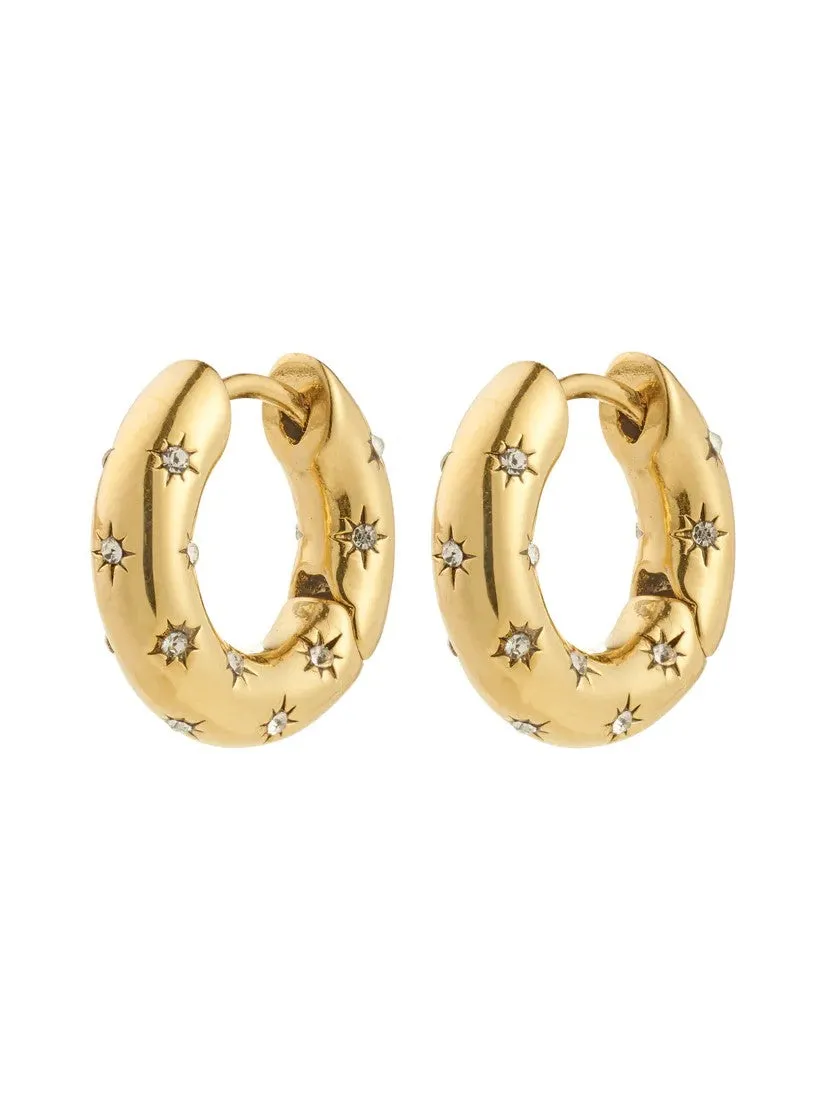 PILGRIM Nevaeh Huggie Hoop sold by 27 Boutique