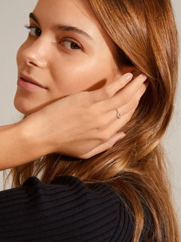 PILGRIM Lulu Crystal Heart Stack Ring sold by 27 Boutique product image thumbnail 3