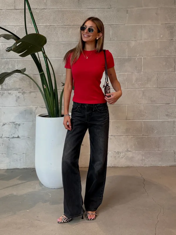 GENTLE FAWN Tate Ribbed Tee sold by 27 Boutique