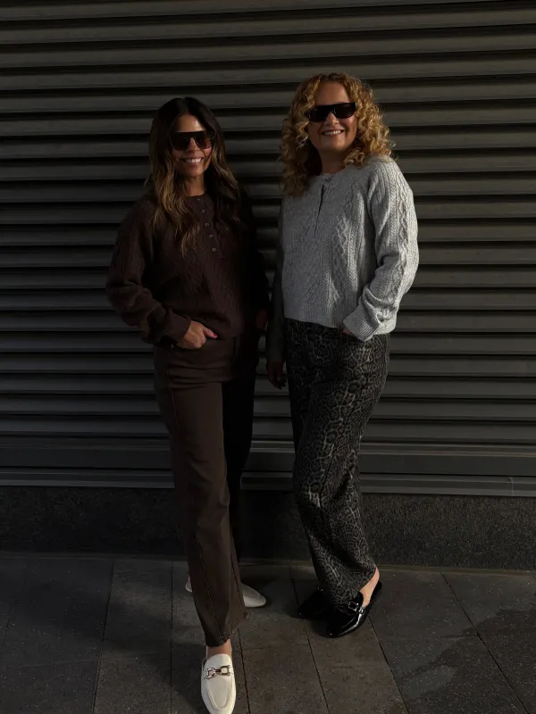 GENTLE FAWN Aspen Cable Knit Button Front Sweater made by Gentle Fawn