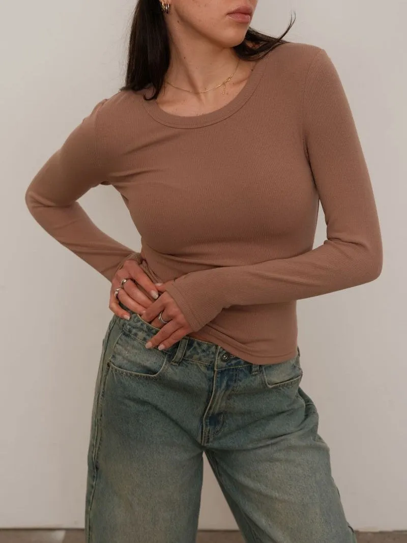 KUWALLA Plush Rib Long Sleeve sold by 27 Boutique product image thumbnail 5